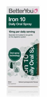 Iron 10 Daily Oral Spray (10mg), Pomegranate - 25 ml. - Sense42 Beauty and Health