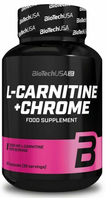 L-Carnitine + Chrome - 60 caps - Sense42 Beauty and Health