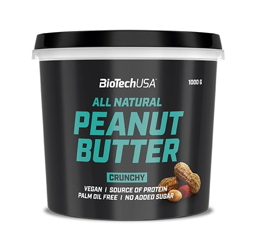 Peanut Butter, Crunchy - 1000g - Sense42 Beauty and Health
