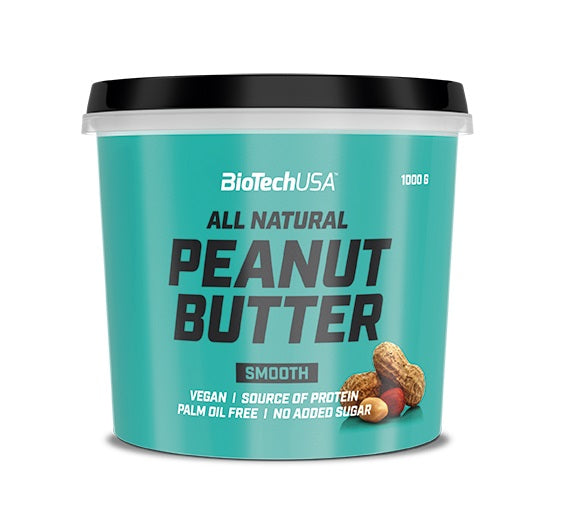 Peanut Butter, Smooth - 1000g - Sense42 Beauty and Health