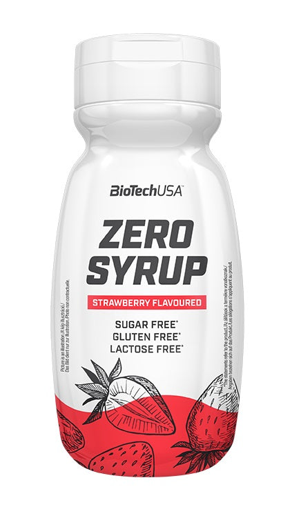 Zero Syrup, Strawberry - 320 ml. - Sense42 Beauty and Health