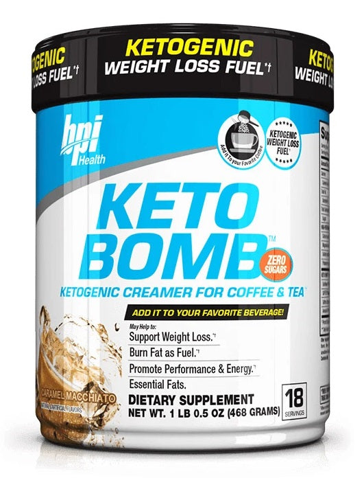 Keto Bomb, Caramel Macchiato - 468g - Sense42 Beauty and Health