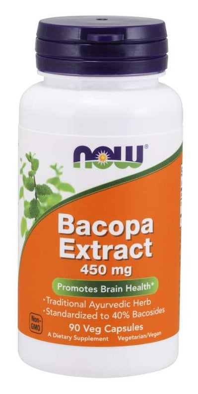 Bacopa Extract, 450mg - 90 vcaps - Sense42 Beauty and Health