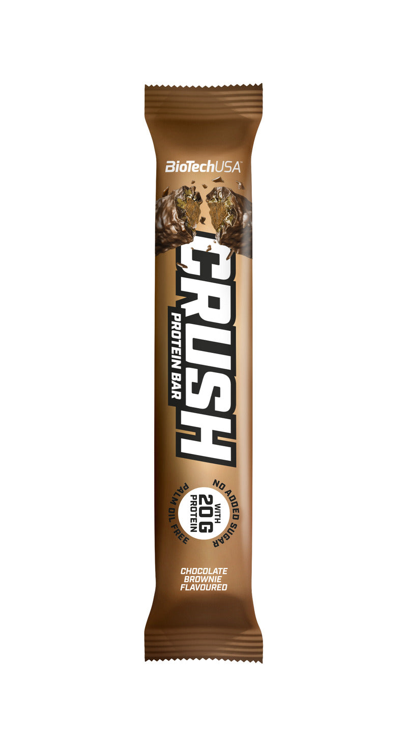 Crush Bar, Chocolate Brownie - 12 x 64g - Sense42 Beauty and Health