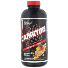 Liquid Carnitine 3000, Orange Mango - 480 ml. - Sense42 Beauty and Health