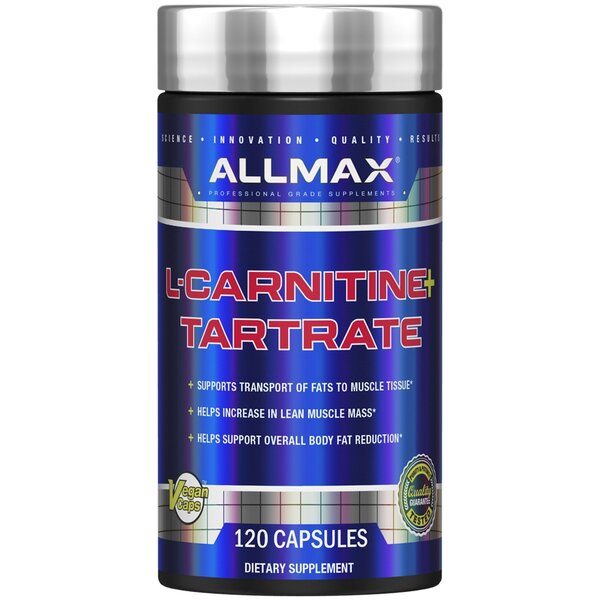 L-Carnitine + Tartrate - 120 caps - Sense42 Beauty and Health