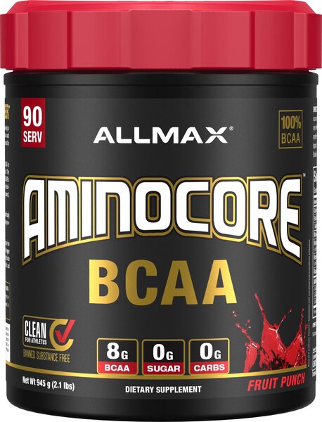 Aminocore BCAA, Fruit Punch Blast - 945g - Sense42 Beauty and Health