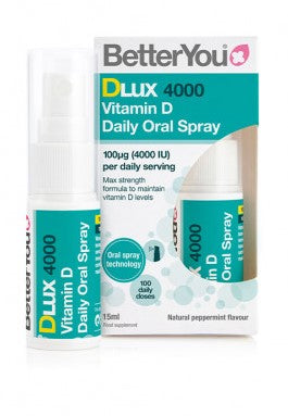 DLux 4000 Daily Vitamin D Oral Spray, Natural Peppermint - 15 ml. - Sense42 Beauty and Health