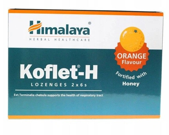 Koflet-H, Orange - 12 lozenges - Sense42 Beauty and Health