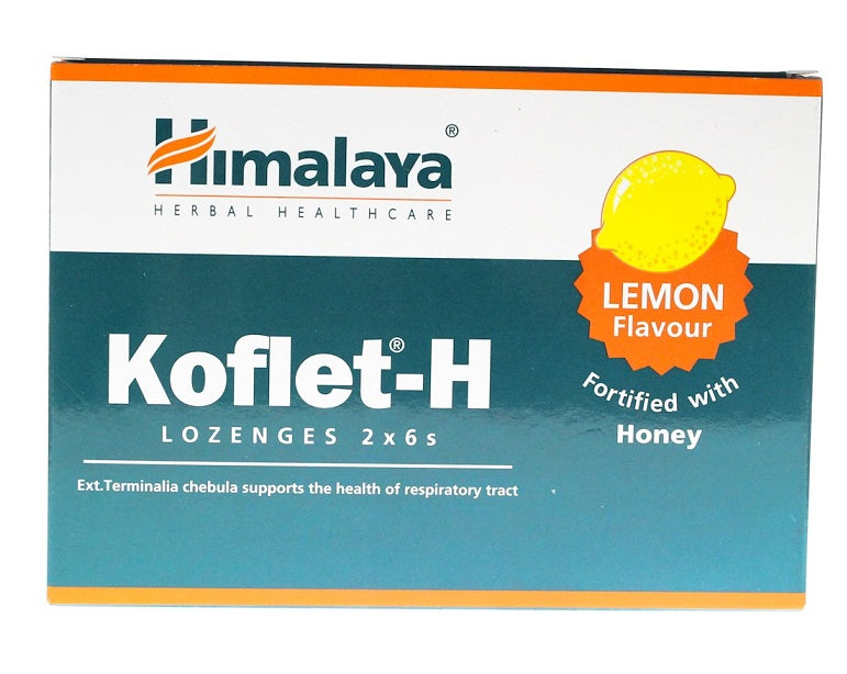 Koflet-H, Lemon - 12 lozenges - Sense42 Beauty and Health