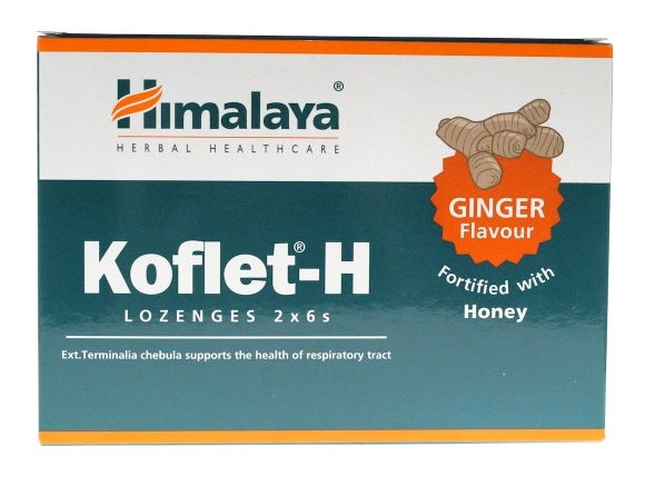 Koflet-H, Ginger - 12 lozenges - Sense42 Beauty and Health
