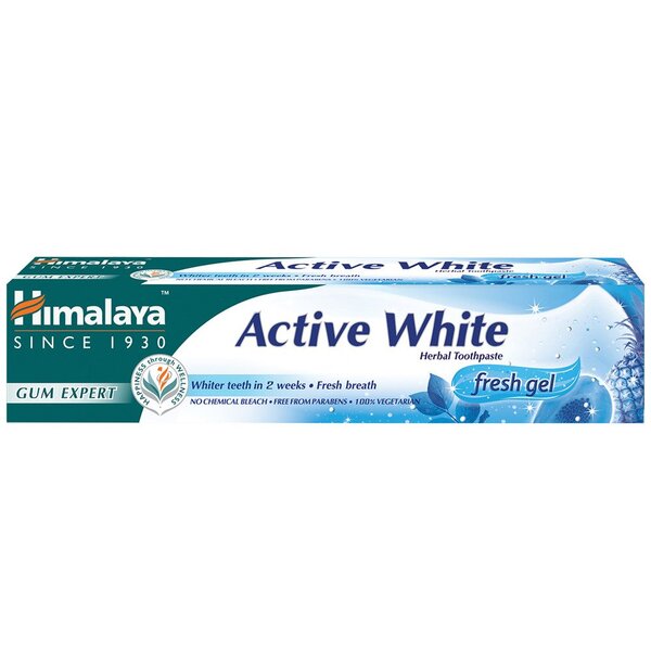 Active White Herbal Toothpaste - Fresh Gel - 75 ml. - Sense42 Beauty and Health