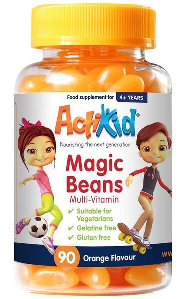 Magic Beans Multi-Vitamin, Orange - 90 gummies - Sense42 Beauty and Health