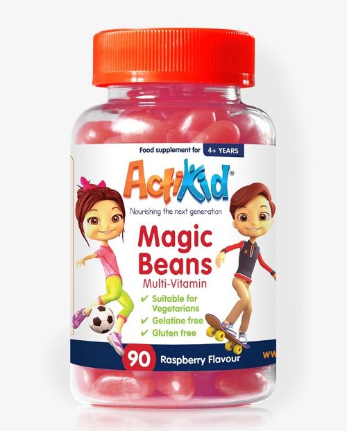 Magic Beans Multi-Vitamin, Raspberry - 90 gummies - Sense42 Beauty and Health