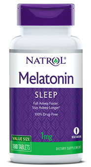 Melatonin, 1mg - 180 tabs - Sense42 Beauty and Health