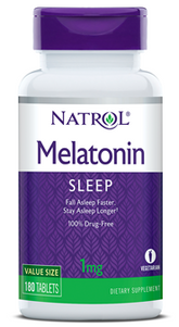 Melatonin, 1mg - 180 tabs - Sense42 Beauty and Health