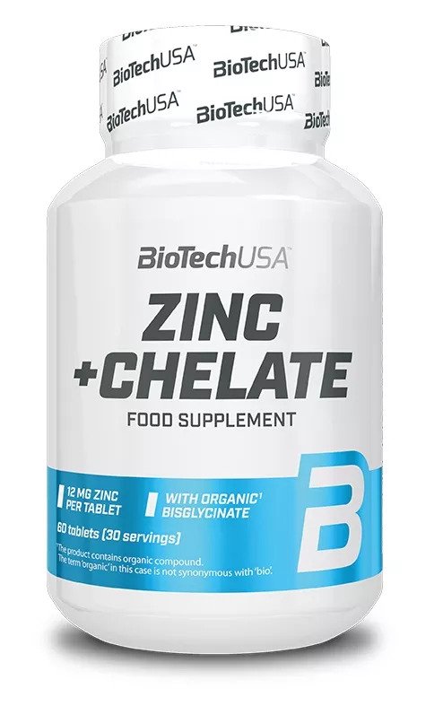 Zinc + Chelate - 60 tablets - Sense42 Beauty and Health