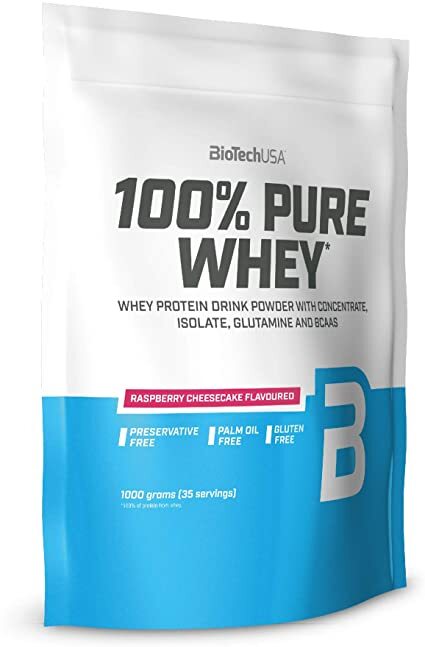 100% Pure Whey, Raspberry Cheesecake - 1000g - Sense42 Beauty and Health