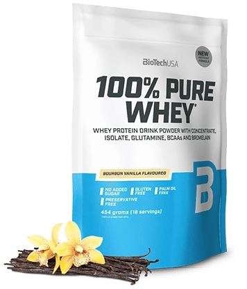 100% Pure Whey, Bourbon Vanilla - 454g - Sense42 Beauty and Health