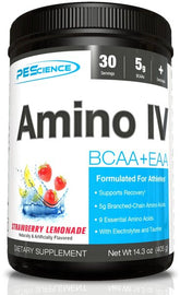PEScience Amino IV, Strawberry Lemonade - 405g