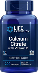 Calcium Citrate with Vitamin D - 200 vcaps - Sense42 Beauty and Health
