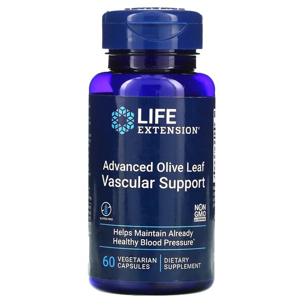 Advanced Olive Leaf Vascular Support - 60 vcaps - Sense42 Beauty and Health