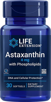 Astaxanthin with Phospholipids, 4mg - 30 softgels - Sense42 Beauty and Health