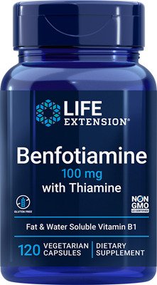 Benfotiamine with Thiamine, 100mg - 120 vcaps - Sense42 Beauty and Health