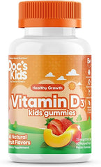 Vitamin D3 Kid's Gummies, Fruit Flavours - 60 gummies - Sense42 Beauty and Health