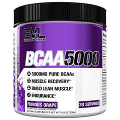 BCAA 5000, Furious Grape - 258g - Sense42 Beauty and Health