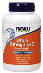 Ultra Omega 3-D with Vitamin D-3 - 90 softgels - Sense42 Beauty and Health