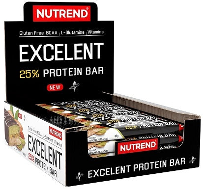 Excelent 25% Protein Bar, Chocolate & Nuts - 18 x 85g - Sense42 Beauty and Health