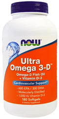 Ultra Omega 3-D with Vitamin D-3 - 180 softgels - Sense42 Beauty and Health