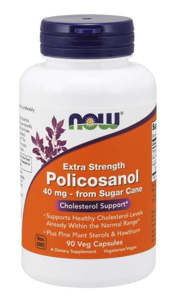 Policosanol, 40mg Extra Strength - 90 vcaps - Sense42 Beauty and Health