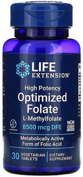 High Potency Optimized Folate - 30 vegetarian tabs - Sense42 Beauty and Health