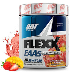 Flexx EAAs + Hydration, Strawberry Mango - 345g - Sense42 Beauty and Health