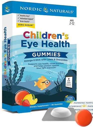 Children's Eye Health, Strawberry Lemonade - 30 gummies - Sense42 Beauty and Health