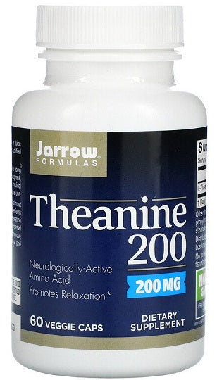 Theanine, 200mg - 60 vcaps - Sense42 Beauty and Health