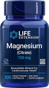 Magnesium (Citrate), 100mg - 100 vcaps - Sense42 Beauty and Health