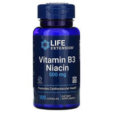 Vitamin B3 Niacin, 500mg - 100 caps - Sense42 Beauty and Health