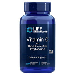 Vitamin C and Bio-Quercetin Phytosome - 250 vegetarian tabs - Sense42 Beauty and Health