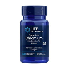 Optimized Chromium with Crominex 3+, 500mcg - 60 vcaps - Sense42 Beauty and Health