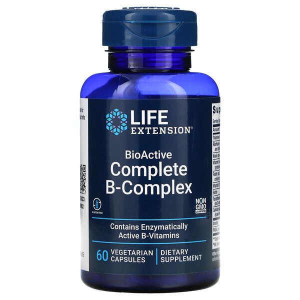 Bio-Active Complete B-Complex - 60 vcaps - Sense42 Beauty and Health