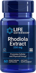 Rhodiola Extract, 250mg - 60 vcaps - Sense42 Beauty and Health