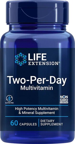 Two-Per-Day, Multivitamin - 60 caps - Sense42 Beauty and Health