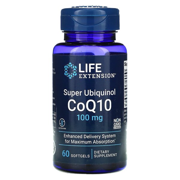 Super Ubiquinol CoQ10, 100mg - 60 softgels - Sense42 Beauty and Health