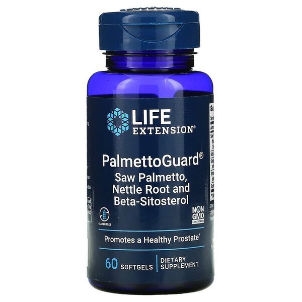PalmettoGuard Saw Palmetto/Nettle Root with Beta-Sitosterol - 60 softgels - Sense42 Beauty and Health