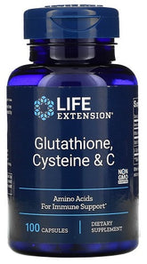 Glutathione, Cysteine & C - 100 caps - Sense42 Beauty and Health