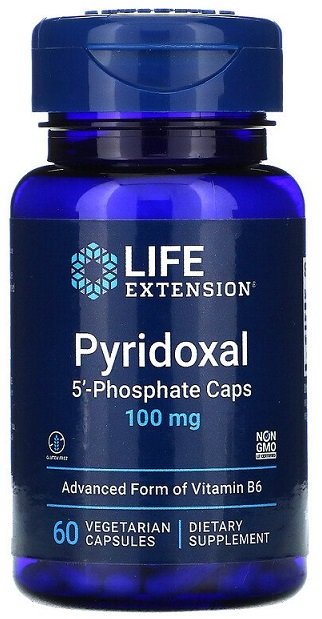 Pyridoxal 5'-Phosphate Caps, 100mg - 60 vcaps - Sense42 Beauty and Health