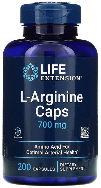 L-Arginine Caps, 700mg - 200 caps - Sense42 Beauty and Health